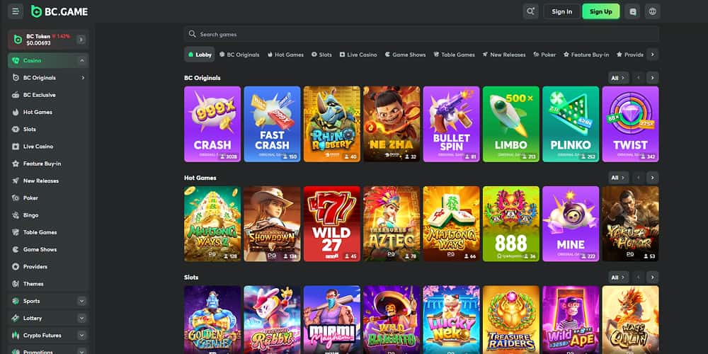 BC.Game casino brand