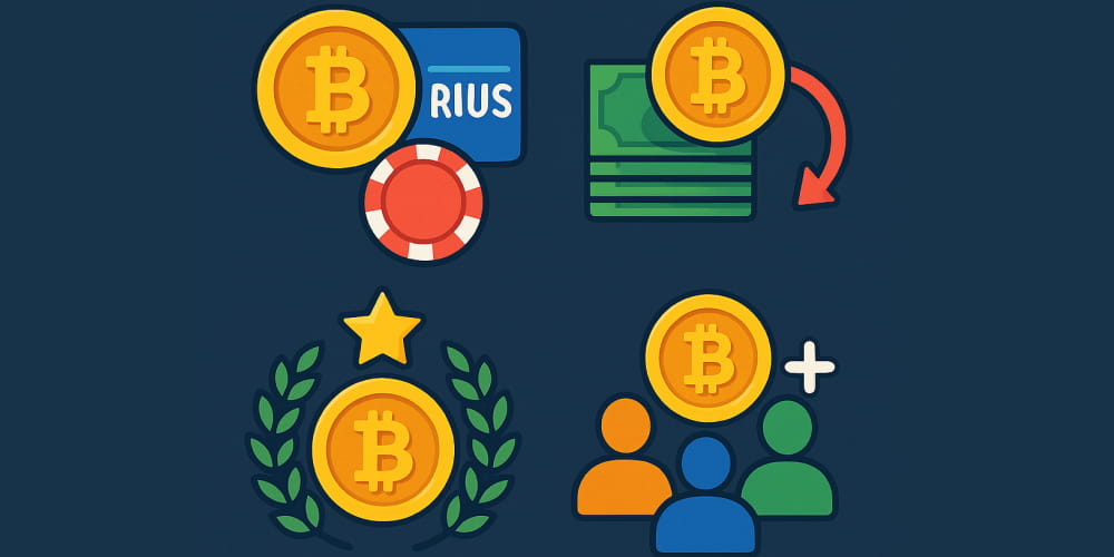 Type of bitcoin bonuses